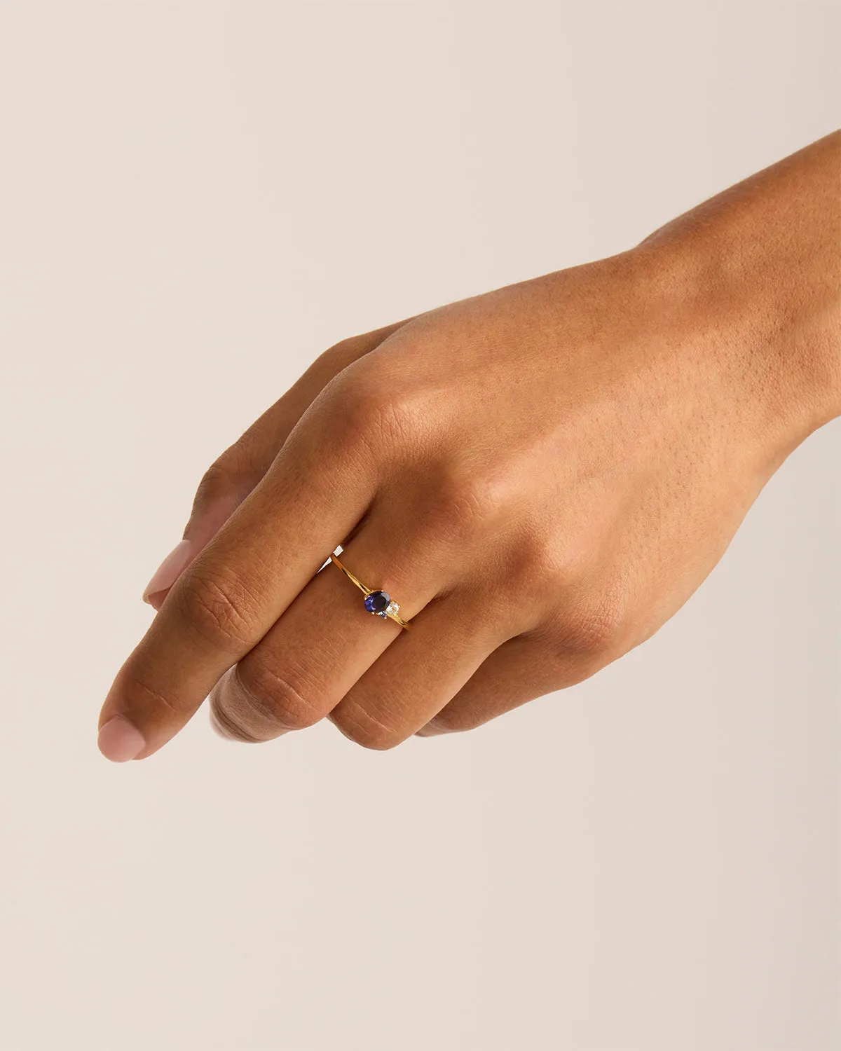 18k Gold Vermeil Kindred Birthstone Ring - September