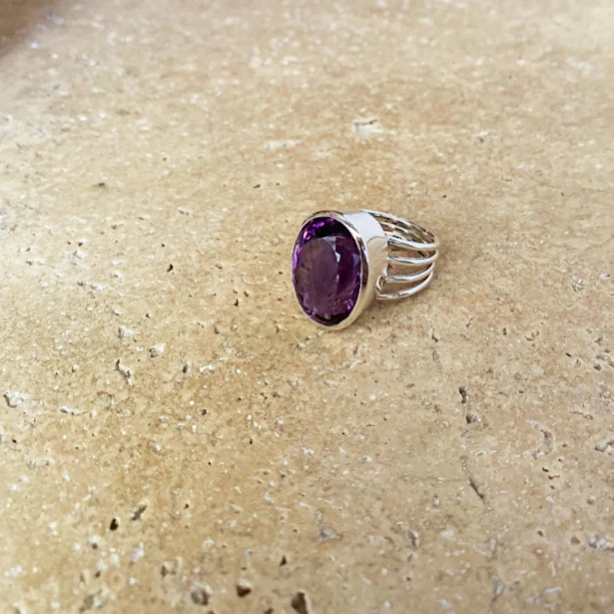 Amethyst Ring - Lila