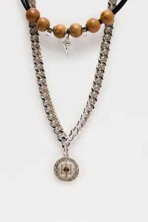 Bay Necklace Set - Silver
