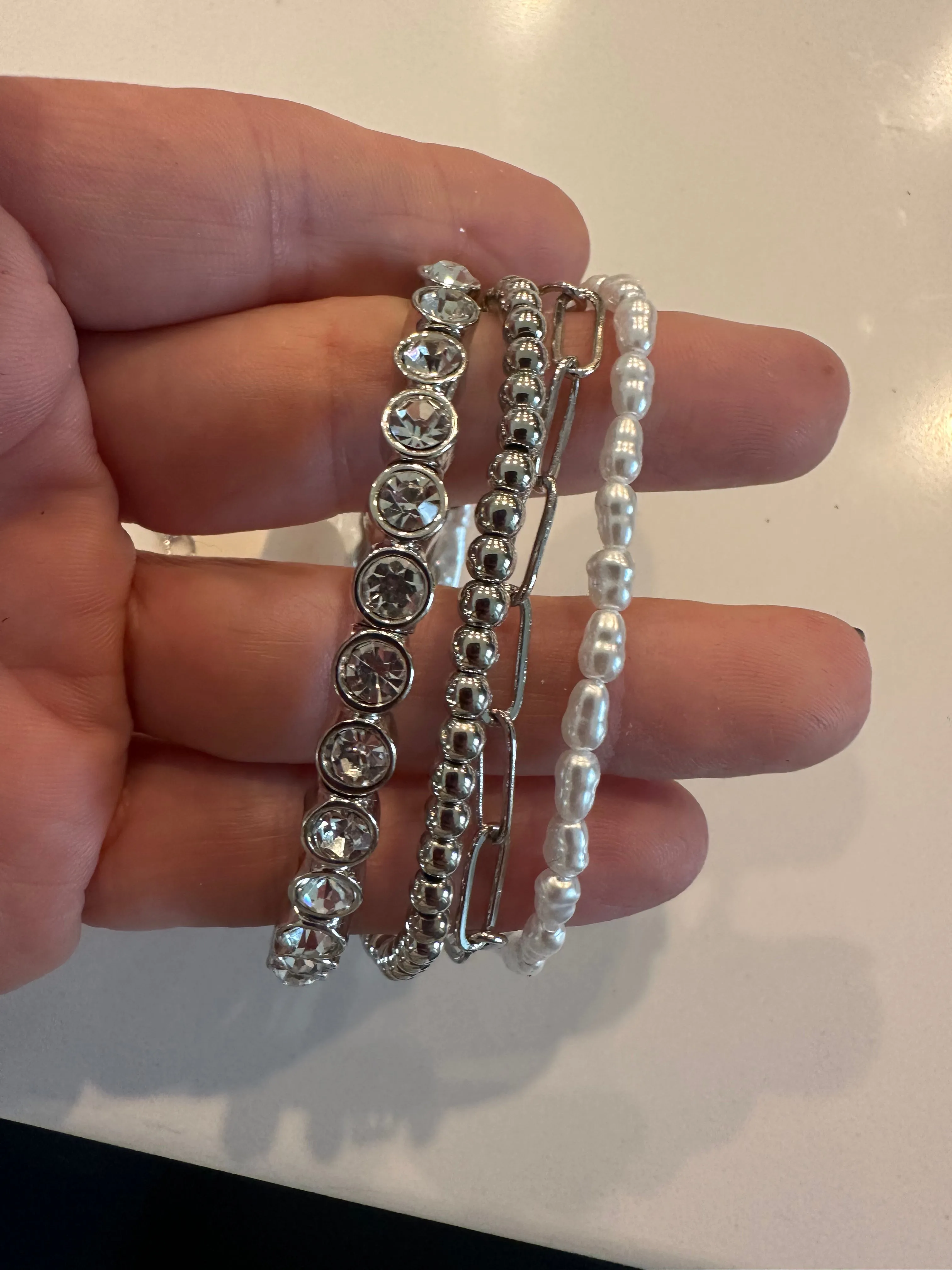 Bezel Bracelet Set