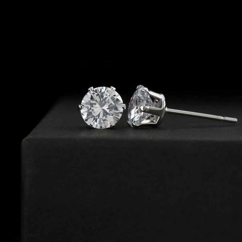 Cubic Zirconia Studded Earrings