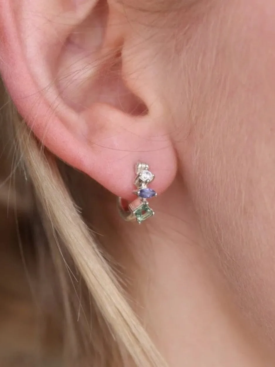 Dixie Silver Earrings