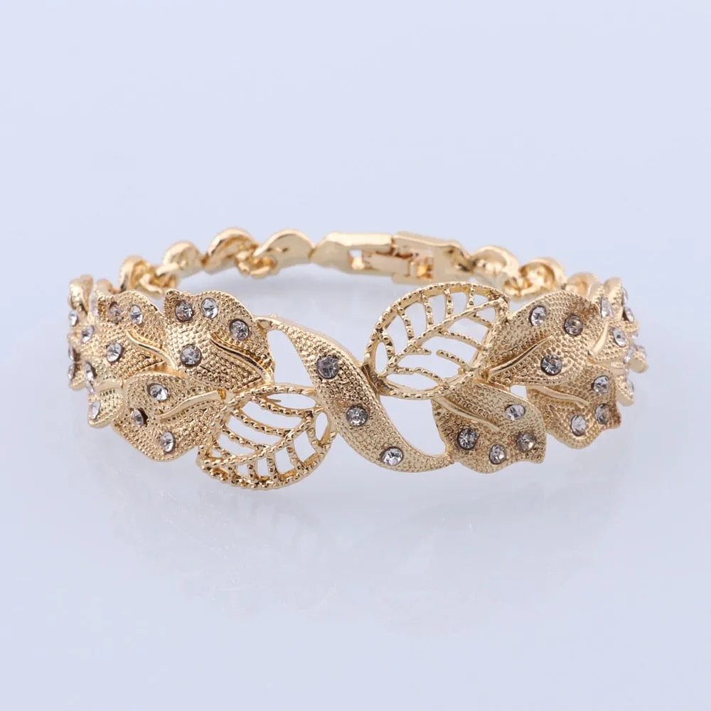 Formal Crystal Women Italian Bridal Jewelry Sets
