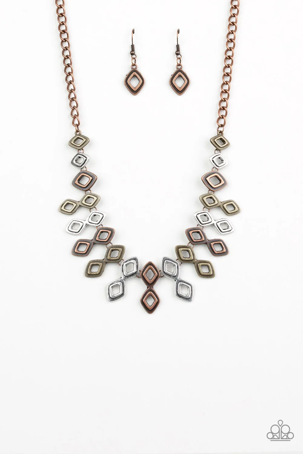 Geocentric - Multi Paparazzi Necklace
