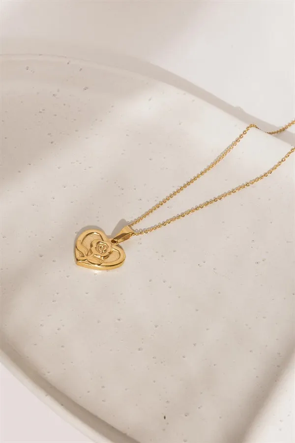Golden Heart Necklace