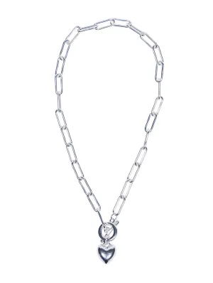 Hearts Fob Necklace