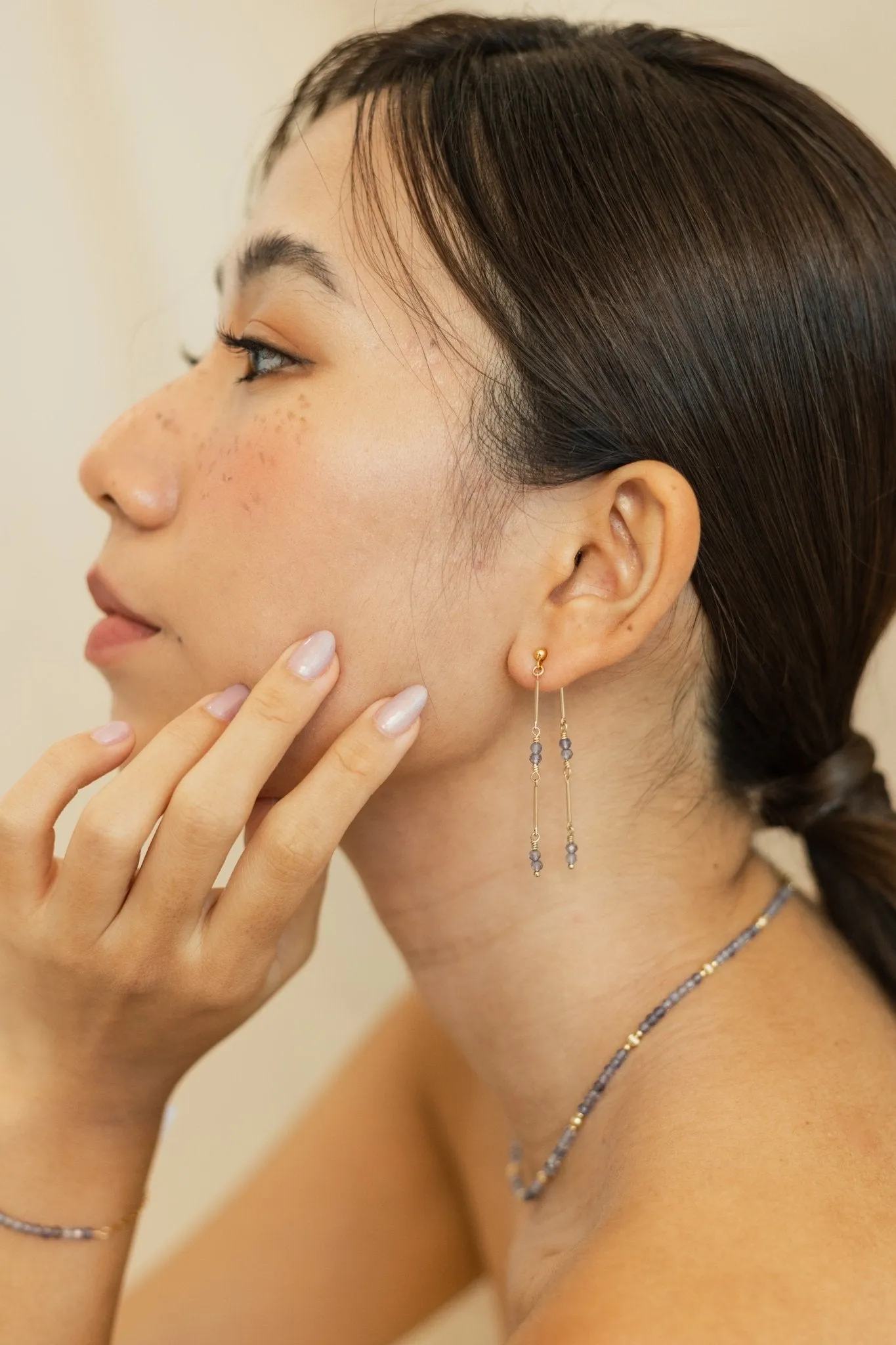 INARI JEWELLERY Earrings: Bamboo Vine