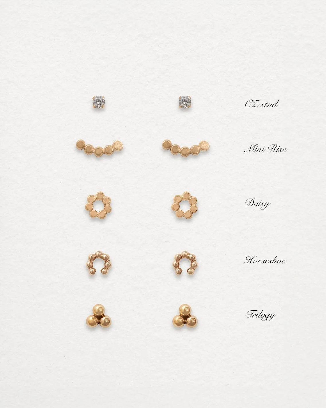 INARI JEWELLERY Earrings: CZ Stud