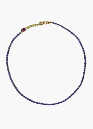 Lapis & Peridot Necklace