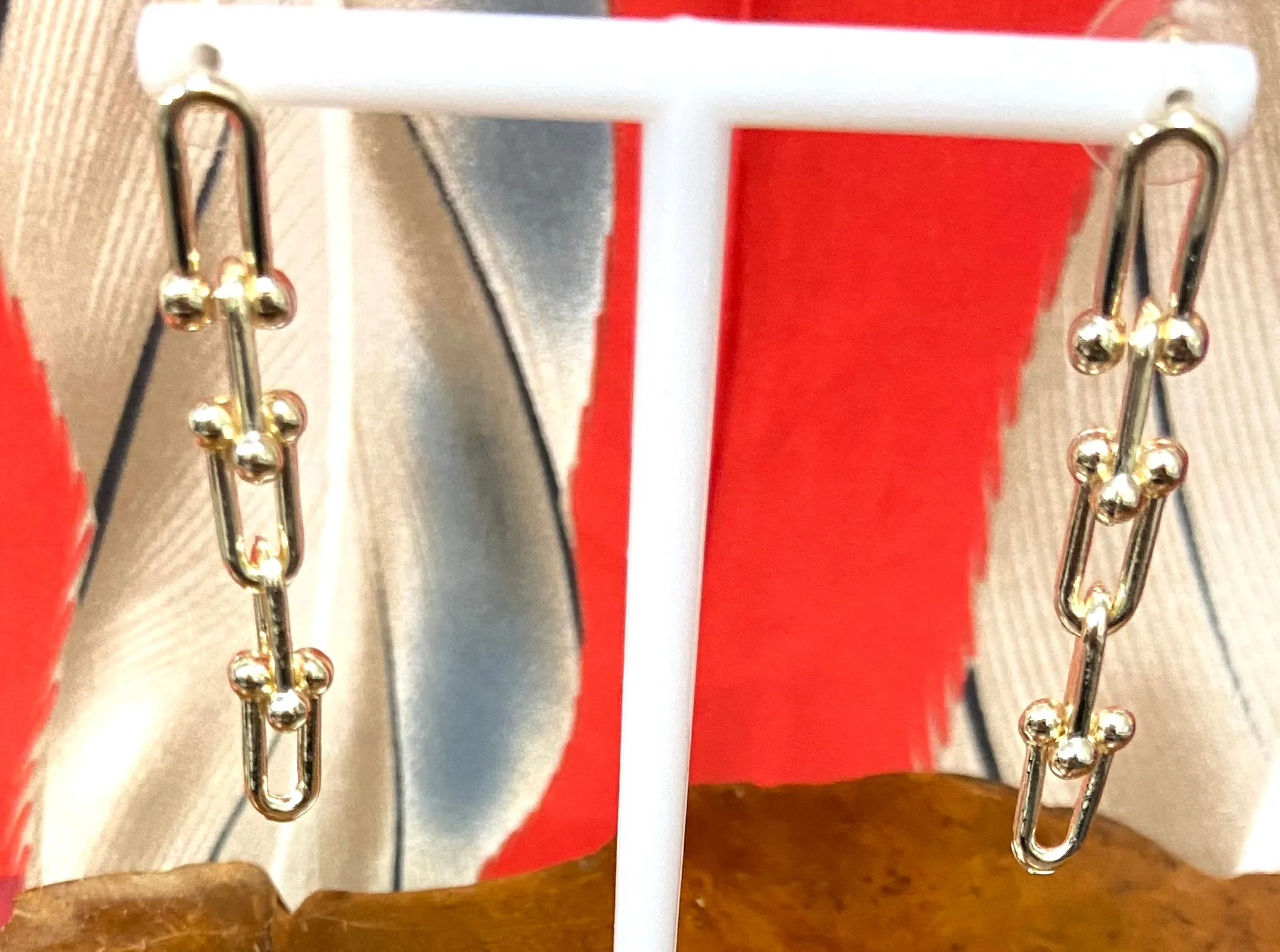 Open Link Drop Earring