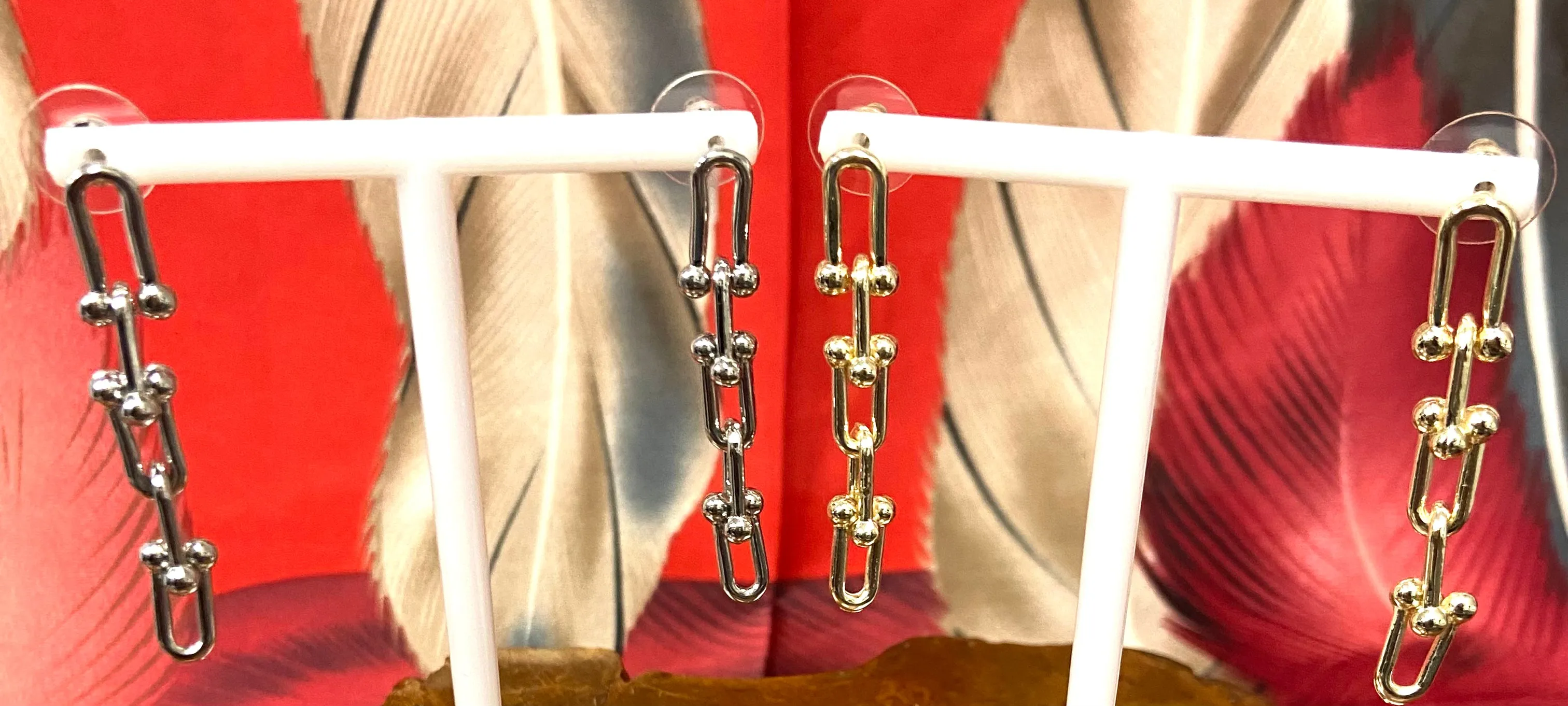 Open Link Drop Earring