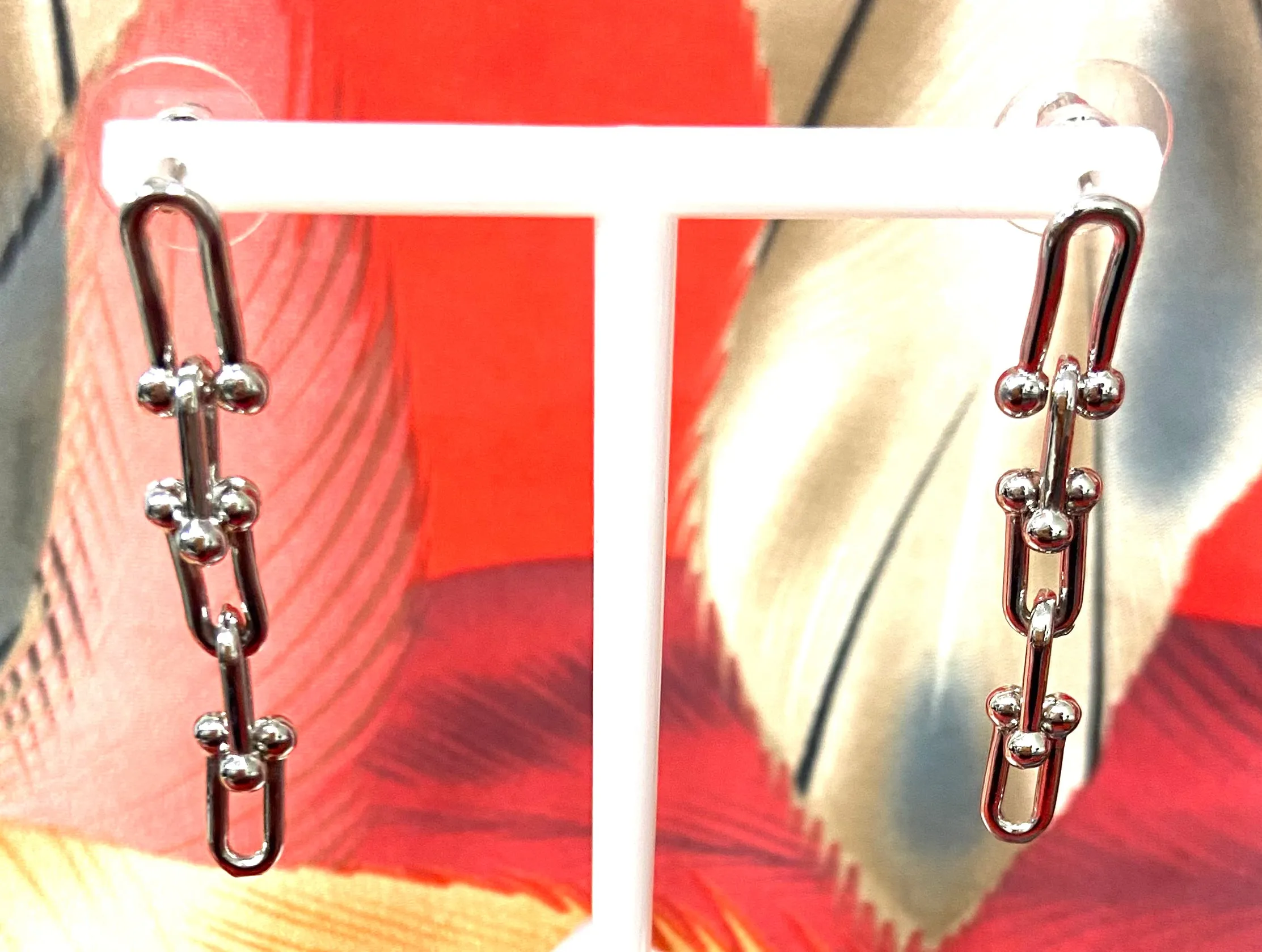 Open Link Drop Earring