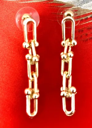 Open Link Drop Earring
