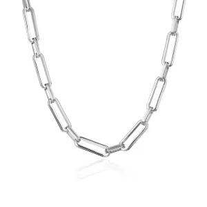 Rahni Ribbed Necklace (Silver)