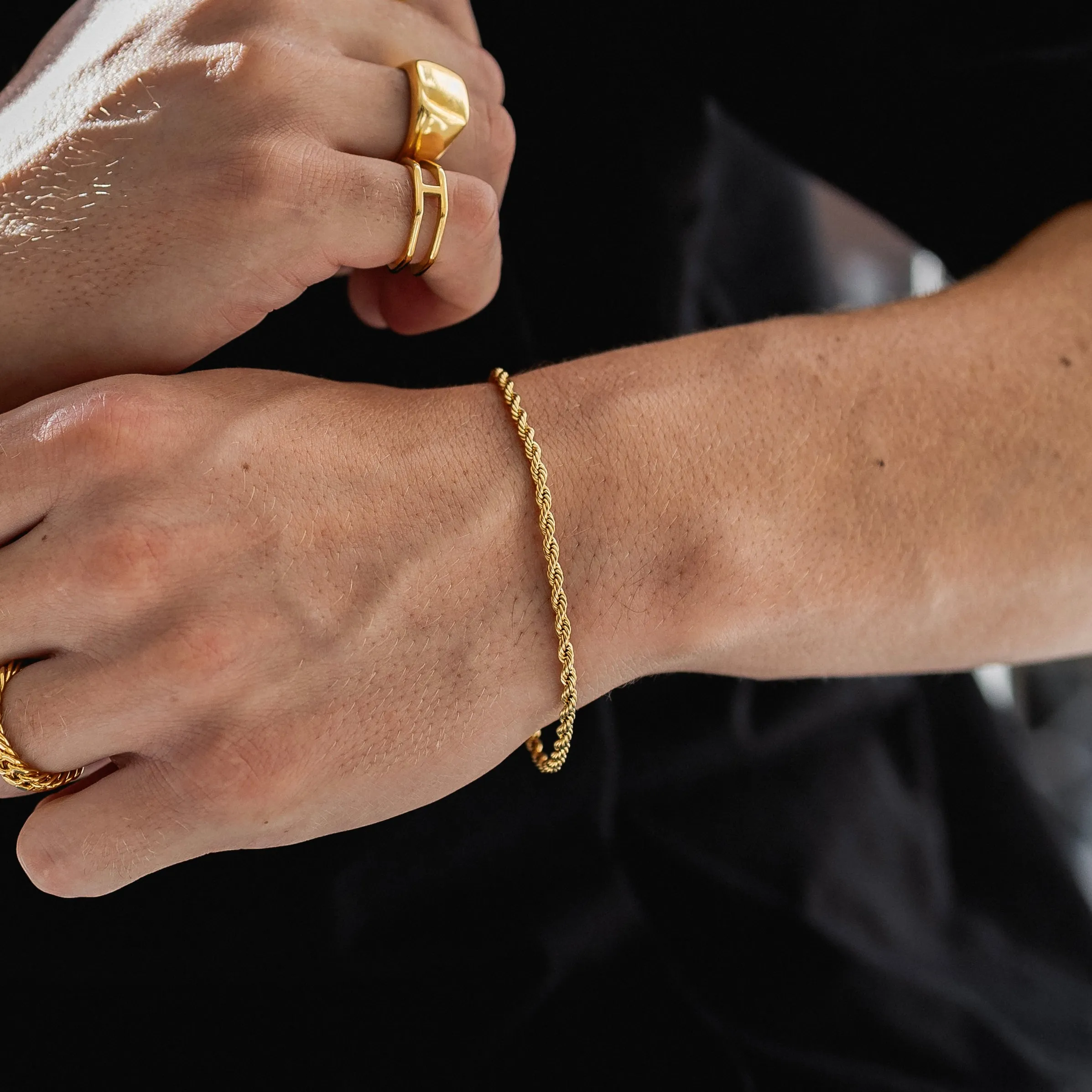 Rope Bracelet 3mm (18K GOLD)