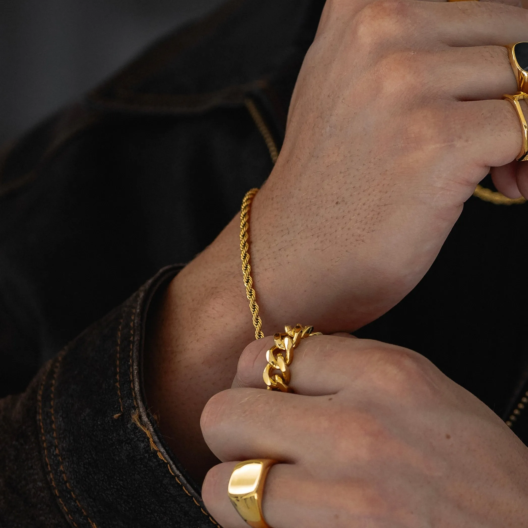 Rope Bracelet 3mm (18K GOLD)