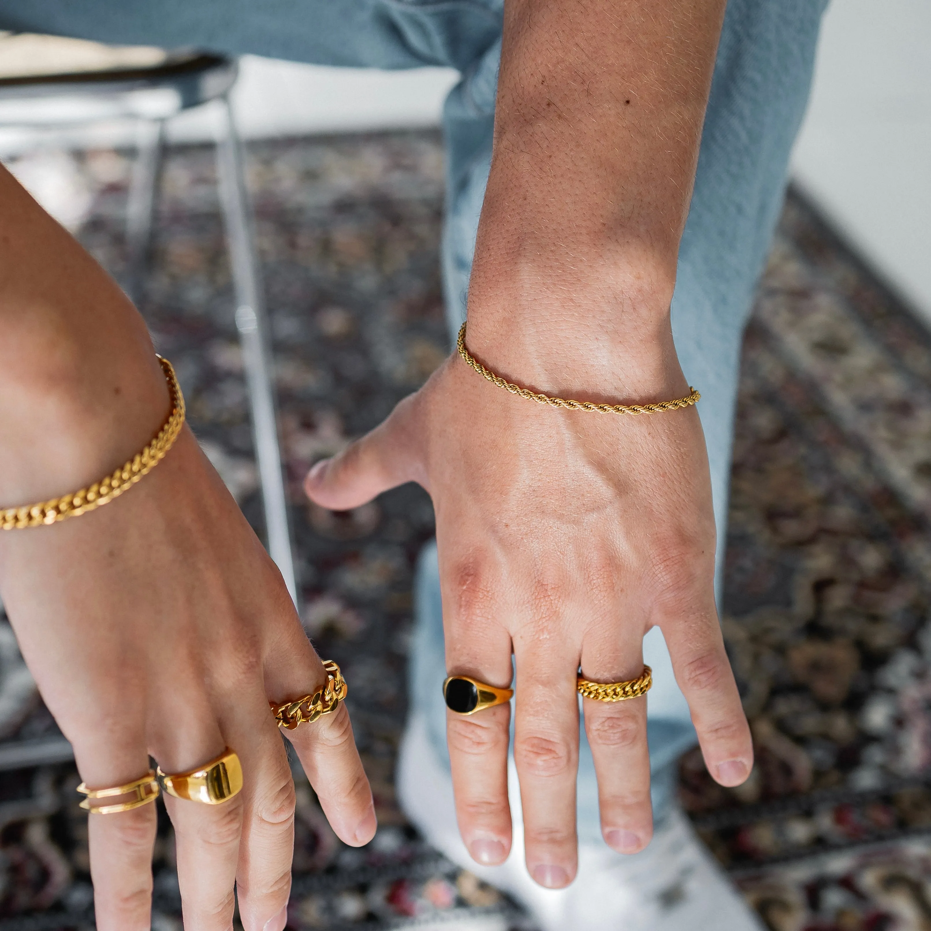 Rope Bracelet 3mm (18K GOLD)