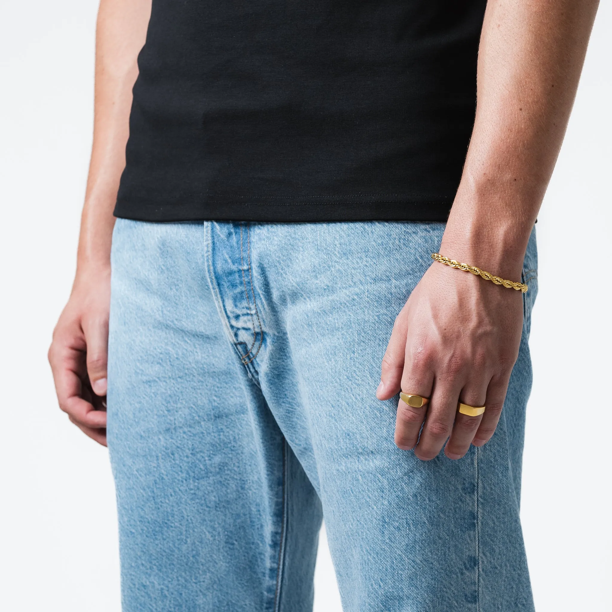 Rope Bracelet 6mm (18K Gold)