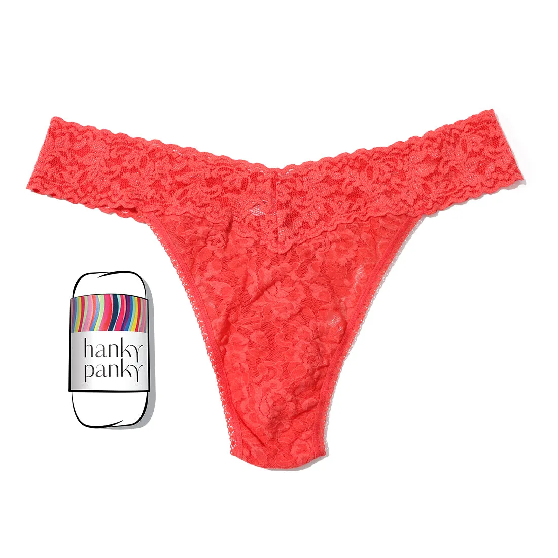 Signature Lace Original Rise Thong 4811P