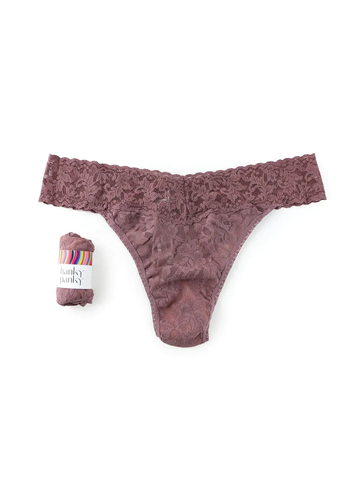 Signature Lace Original Rise Thong 4811P