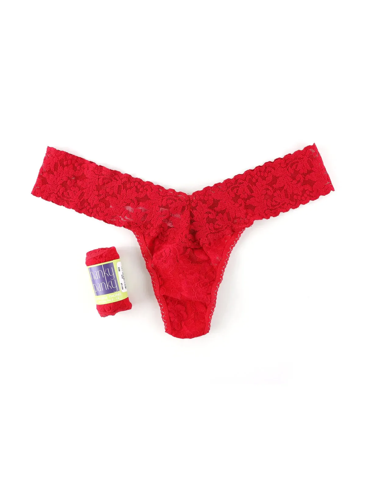 Signature Lace Original Rise Thong 4811P