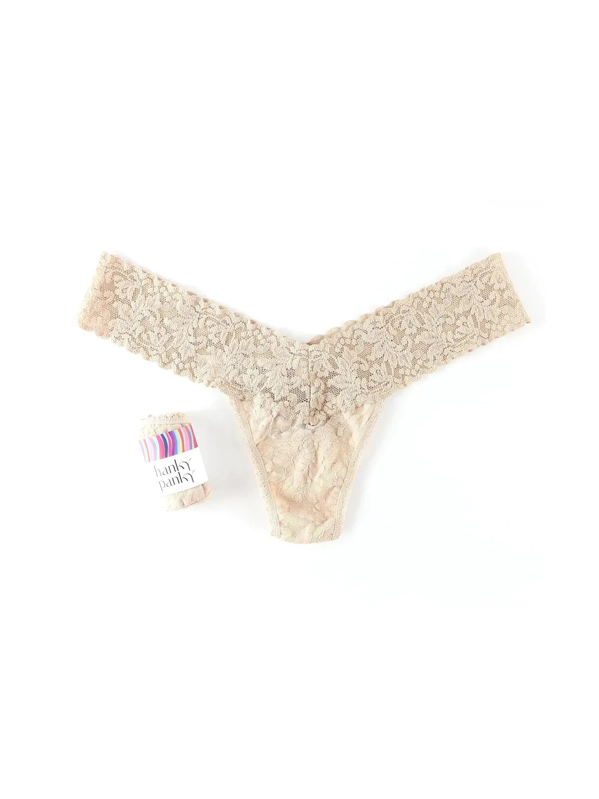 Signature Lace Original Rise Thong 4811P