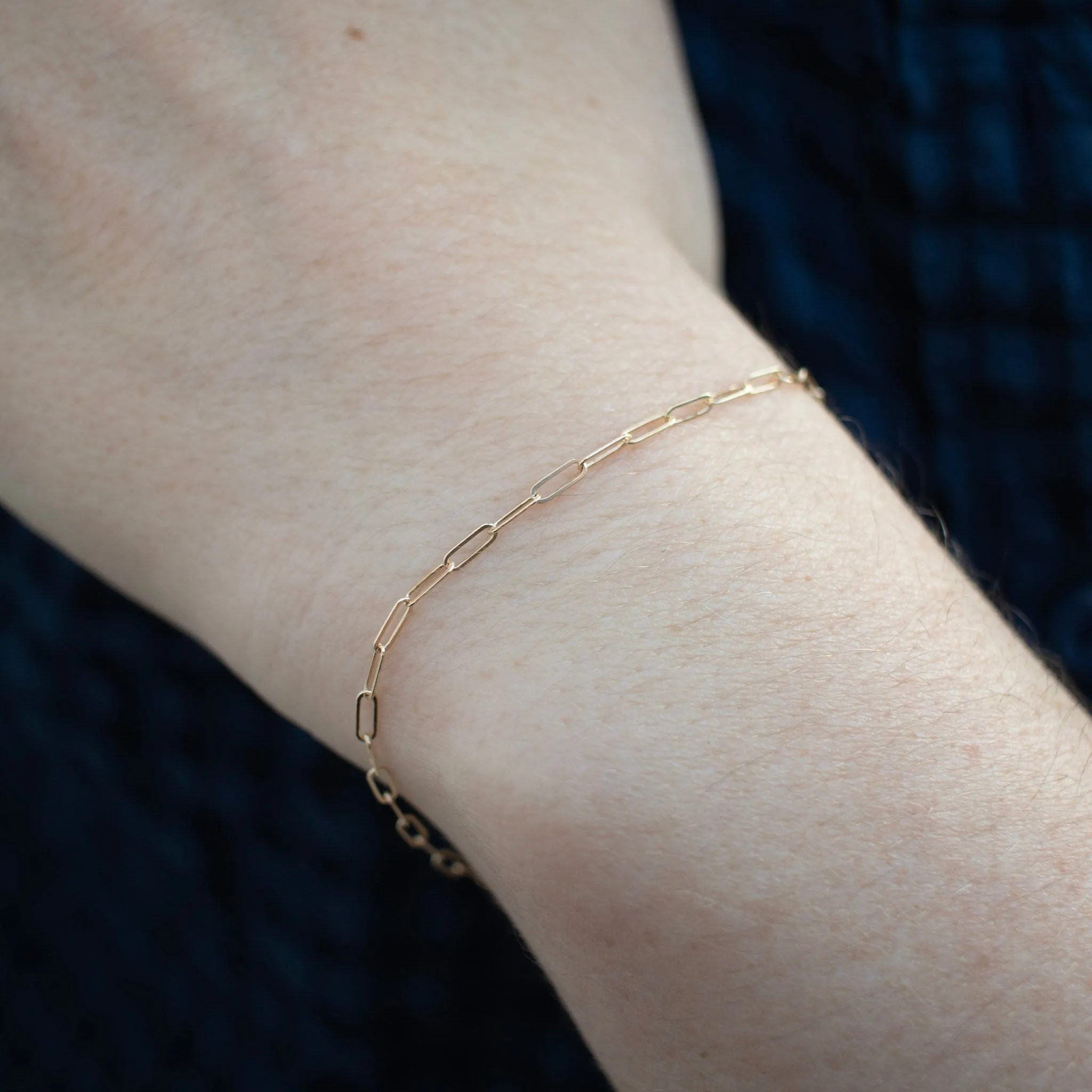 Small Staple Link Bracelet